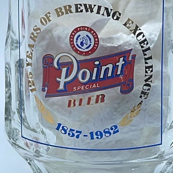 Vintage 80’s Point Beer mug. Steven’s Point Brewery. - Picture 2 of 4